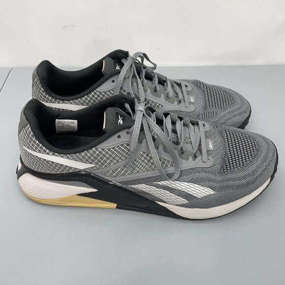 Reebok Nano X2 Sneakers Shoes Athletic Training Gray Mens 11 - Picture 3 of 14